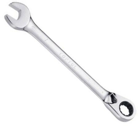 TopTul Pro-Series Reversible Ratchet Combination Wrench 14 mm (Art No. - ABAF1414)