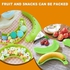 Cute Banana Holder, 3 Colors Can Be Choose Fruit Banana Protector Fruit Protection Case Lunch Container Storage Banana Dish for Office and Outdoor Activities (Green)