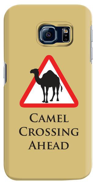 Stylizedd Samsung Galaxy S6 Edge Premium Slim Snap case cover Matte Finish - Camel Crossing