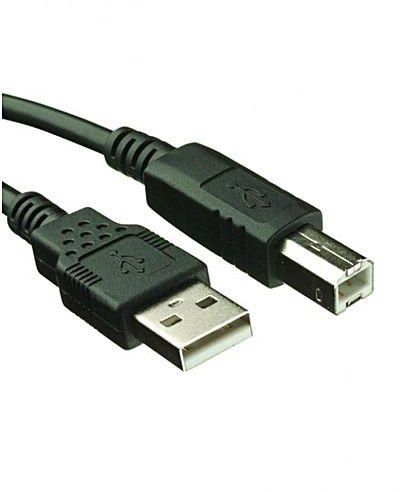 Golden USB Printer Cable - Black