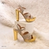 vbranda Hills Women's High Heels And Patent Leather Heels-GOLD