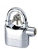 Kin Bar Security Alarm PadLock - silver