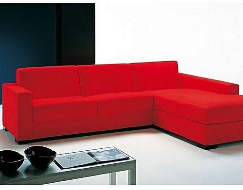 Superior Furniture Fabric L Shape 5, Red Fabric Sofa L Shape