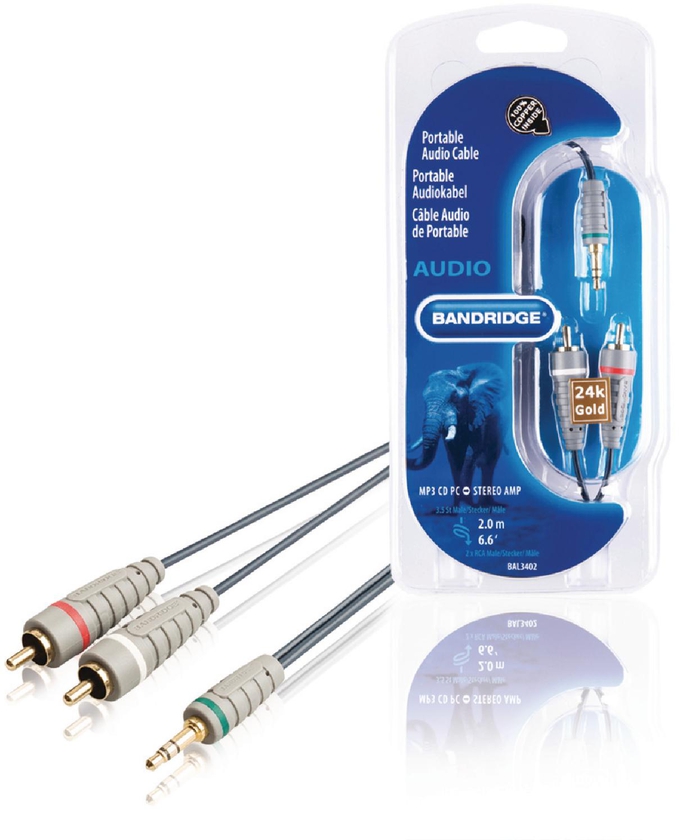 Bandridge BAL3402 BE Portable Audio Cable