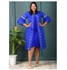 Fashion Turkey Blue Midi Length Dress
