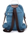 Adjustable Strap Canvas Backpack Blue