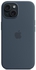 Apple IPhone 15 Liqiud Silicone Cover/case-blue