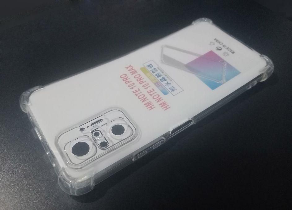 Anti-Shock Cover For Xiaomi Redmi Note 10 Pro / Xiaomi Redmi Note 10 Pro Max - Transparent