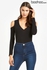 Boohoo Cold Shoulder Knitted Body