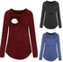 Fashion New Women's Solid Color Long Sleeve Breastfeeding T-Shirt RagSleeve