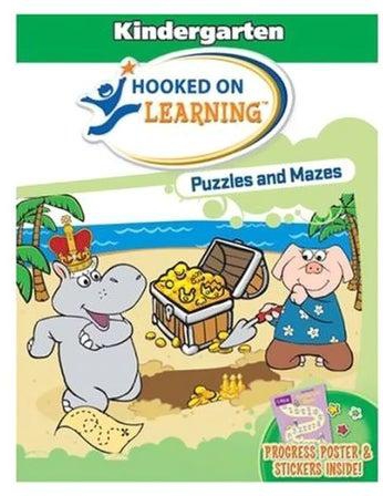 Hooked On Learning Puzzles And Mazes: Kindergarten paperback english - 14-Aug-06