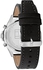 Tommy Hilfiger Men's Quartz and Leather Strap Watch, Color: Black (Model: 1791984), Black, Quartz Watch