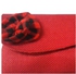 Fashion Red Jute Clutch Bag