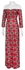 Fashion Women Boho Maxi Dress Off Shoulder Ruffled Print Long Dresses Feminine Floor Length-red