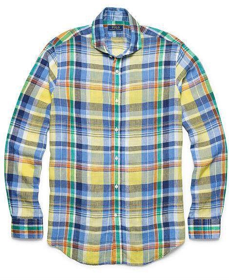 Ralph Lauren Multi Color Cotton Shirt Neck Shirts For Men