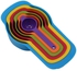 YupFun 6-Piece Measuring Cup and Spoon Set Multicolour Standard