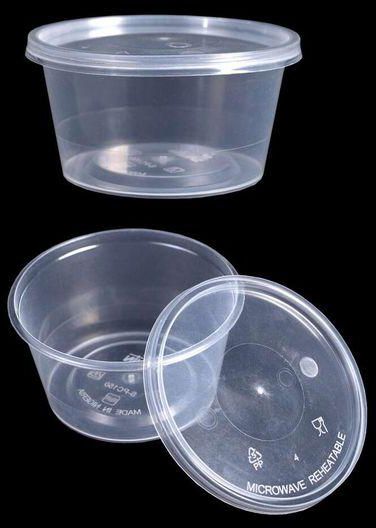 Sacvin 150ml Sauce Bowl/ Portion Bowl With Lid/ Takeaway Container