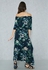 Floral Print Slit Maxi Dress
