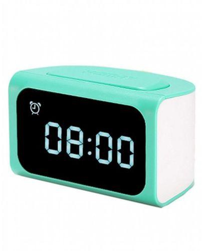 Remax RMC-05 - LED Digital Alarm Clock with 4 USB Ports for Charging - Green