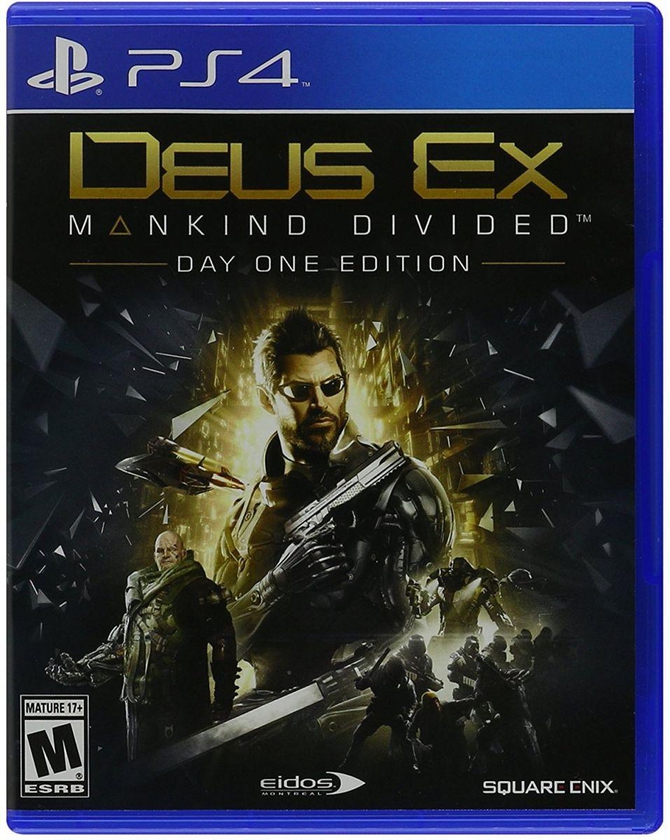 Deus Ex Mankind Divided Day One Edition (PS4) By Square Enix Region 2 - PlayStation 4