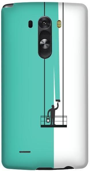 Stylizedd LG G3 Premium Slim Snap case cover Matte Finish - Paint Hanger (Green)