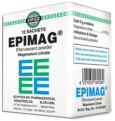 Epimag Effervescent Powder 12 Sachets