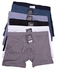 Fashion 3-Pack Men's Cotton Underwear Boxers - ASSORTED