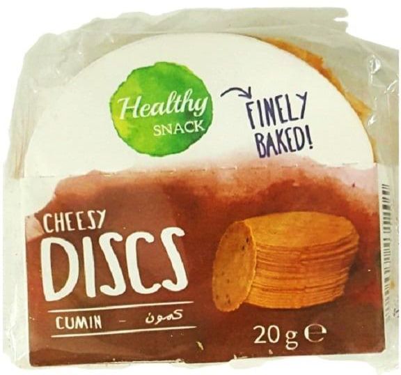Healthy Snack Cumin Cheesy Discs Snacks 40g