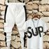 2pieces(T-shirts+Sweatpants) Fashion Classic Men’s Trousers Men's T-shirts Super Value Casual Joggers Sweatpants