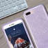 Silicone Case Cover For Iphone 8 Plus ( Purple Glitter Case)