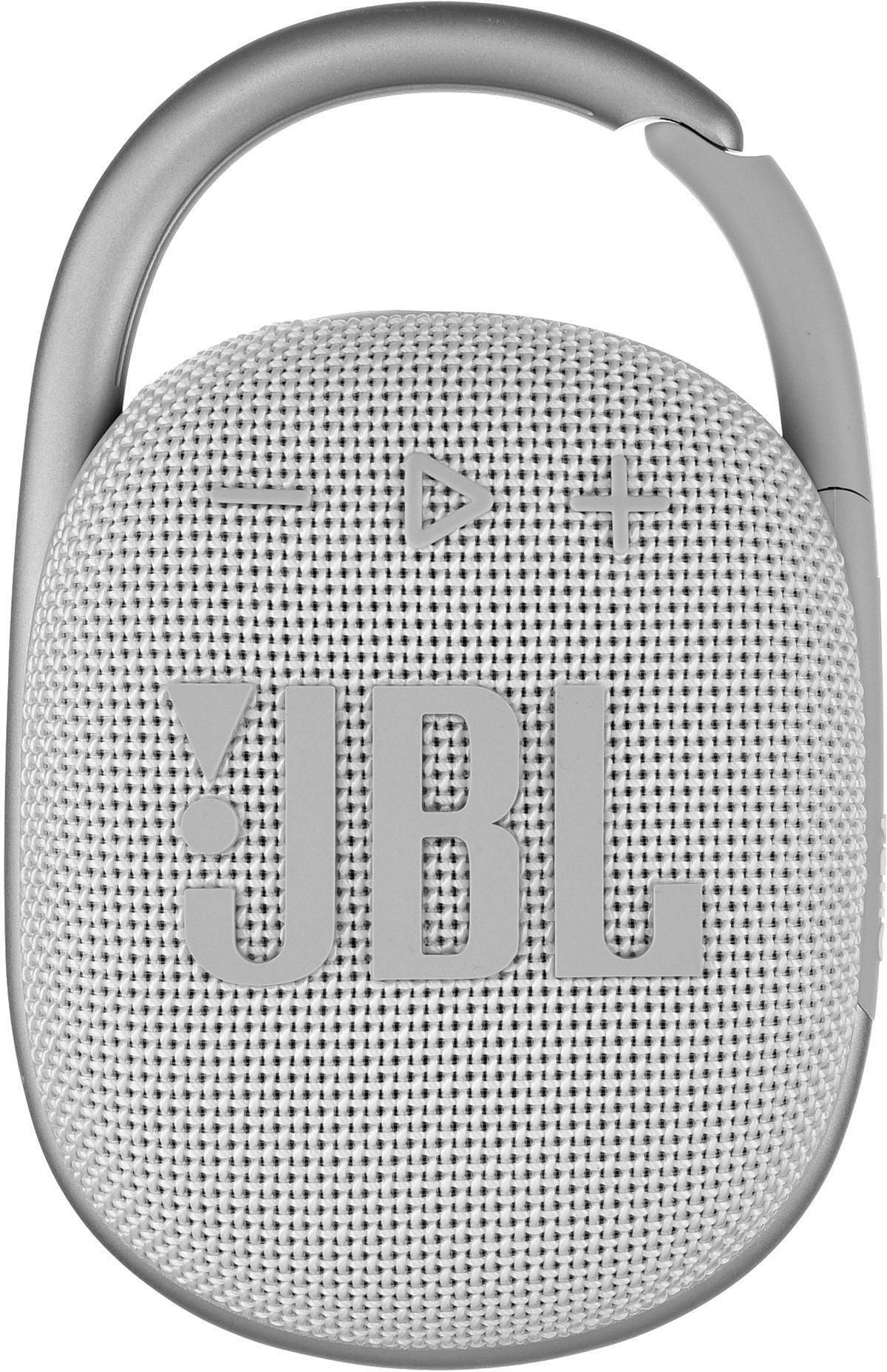 JBL CLIP 4 Ultra-Portable Bluetooth Speaker, White