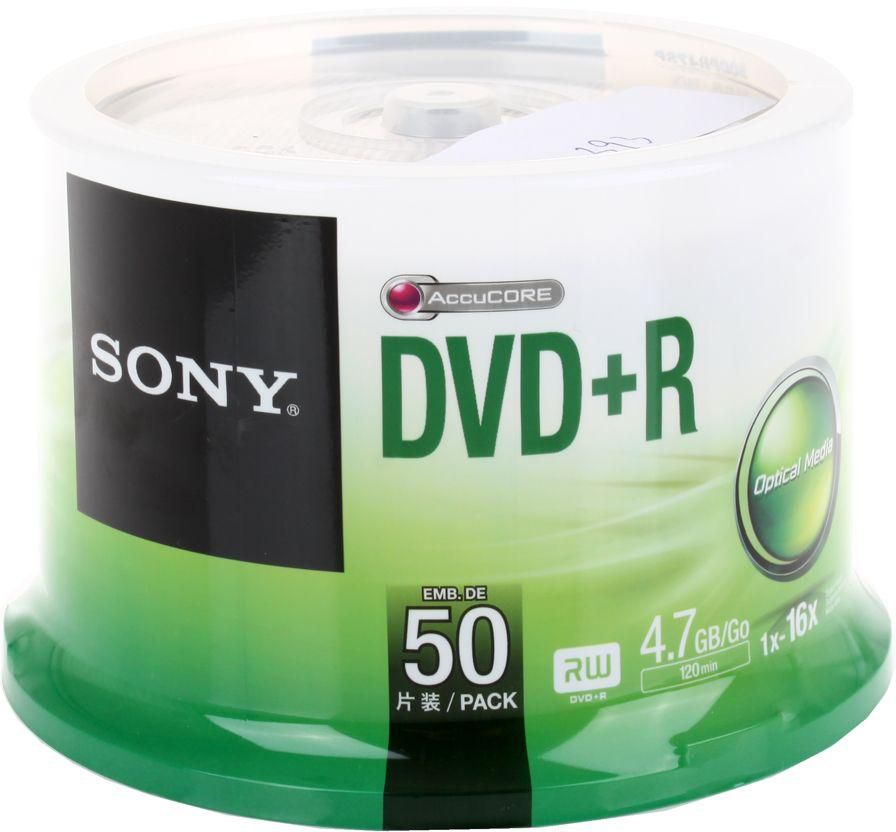 مجموعة بتصميم كعكة لاقراص دي في دي للتسجيل DVD R سعة 4.7 جيجابايت من سوني