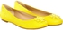 توري بورش باليرينا وفلات حذاء كاجول لل نساء 8.5 US , اصفر