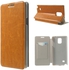 Leather Case w/ Stand & Card Slot  & Screen Guard for  Samsung Galaxy Note 4 SM-N910S SM-N910C - Orange