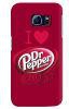 Stylizedd Samsung Galaxy S6 Edge Premium Slim Snap case cover Matte Finish - I love Dr Pepper