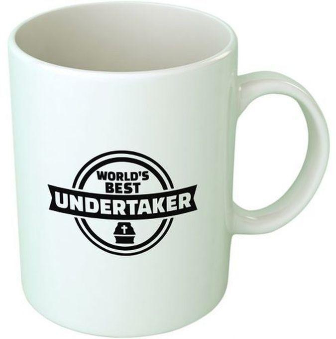 Fast Print World'S Best Undertaker Mug - White & Black