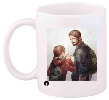 Printed The Last Of Us Mug White/Red/Blue
