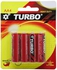 Turbo Carbon Zinc Bat AA4 RedHeavy Duty Turbo