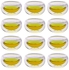 Double Wall Clear Glass Teacups, Set of 12 Pcs