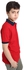 OneHand T-Shirt Polo Cotton Short Sleeves For Kids - Red