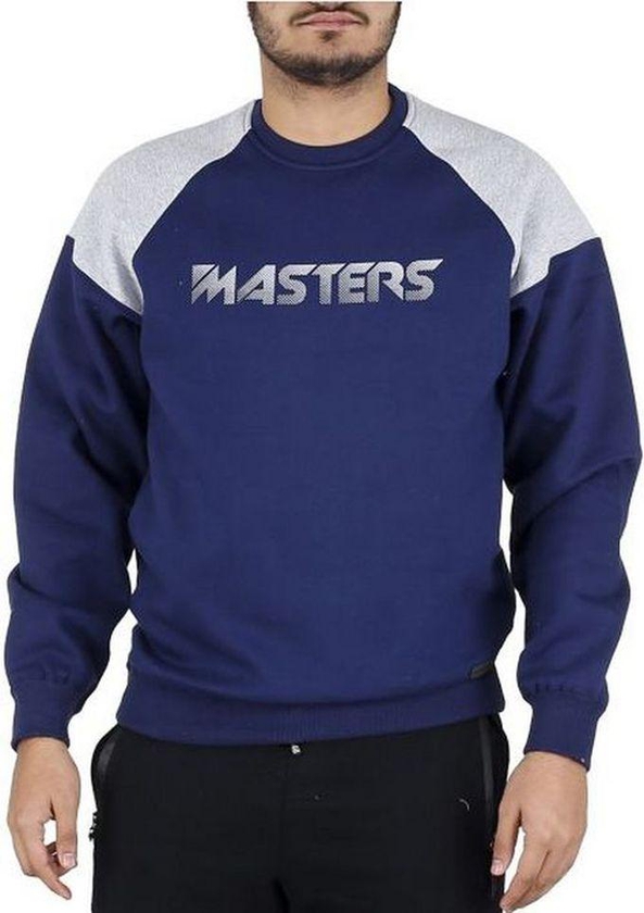 Masters Men T Shirt Long Sleeves - Navy Blue
