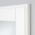 TYSSEDAL Door with hinges - white/mirror glass 50x229 cm