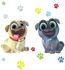 Roommates Puppy Dog Pals Peel And Stick Giant Wall Decals, Brown, Blue, Yellow, Green, Red, 36.5 X 17.25" - RMK3775GM