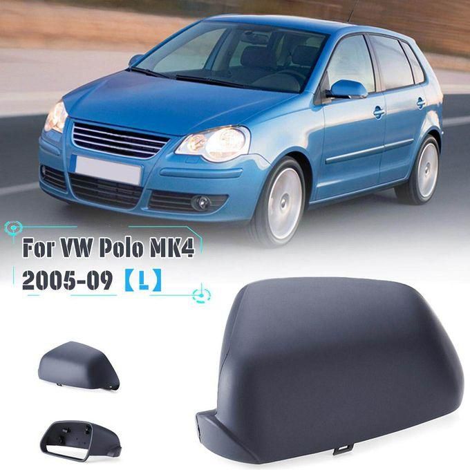 Driver Side RHS Black Wing Mirror Cover For VW Polo Mk4 FL 2005鈥?009 Casing