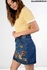 Glamorous Embroidered Denim Skirt