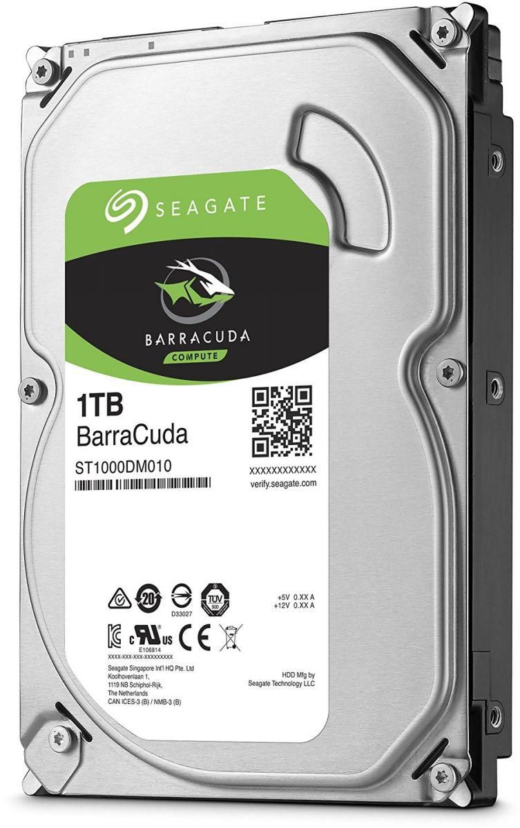 Seagate BarraCuda ST1000DM010 1TB 64MB Cache SATA 6.0Gb/s 3.5"" internal Hard Drive