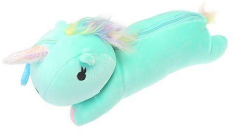 Universal 4 Color Unicorn Toys Pencils Cartoon Cute Rainbow Animal Plush Doll Pencil Case Pencil Bag