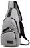 Casual Shoulder Sports Sling Chest Bag Crossbody Bag - Gray