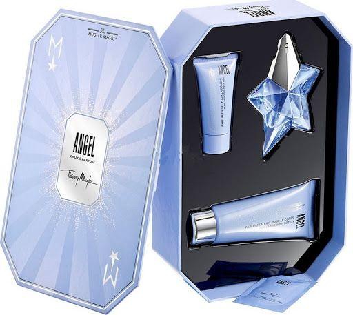 Thierry Mugler Angel Women 4pcs Gift Set (25ml EDP,100ml Body Lotion,30ml Shower Gel,10ml Body Cream)