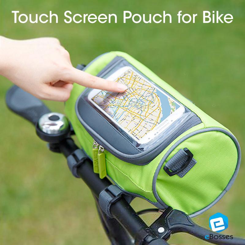 eBosses Outdoor Front Beam Bag Touch Screen Pouch for Bike (4 Colors)